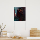 Edvard Munch - Der Kuss Poster (Küche)