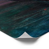 Edvard Munch - Der Kuss Poster (Ecke)