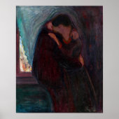 Edvard Munch - Der Kuss Poster (Vorne)