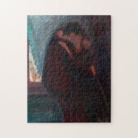 Edvard Munch - Der Kuss Puzzle (Vertikal)