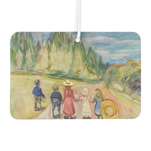 Edvard Munch - Der Märchenwald Autolufterfrischer (Rückseite)