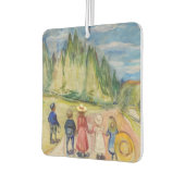 Edvard Munch - Der Märchenwald Autolufterfrischer (Links)