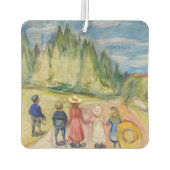 Edvard Munch - Der Märchenwald Autolufterfrischer (Rückseite)