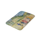 Edvard Munch - Der Märchenwald Badematte (Schrägansicht)