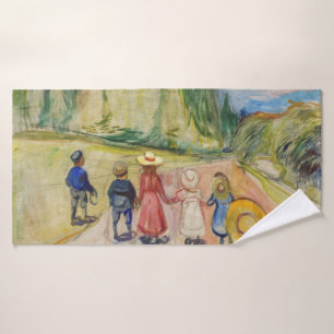 Edvard Munch - Der Märchenwald Badhandtuch Set