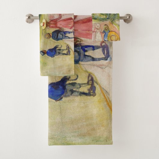 Edvard Munch - Der Märchenwald Badhandtuch Set (Insitu)