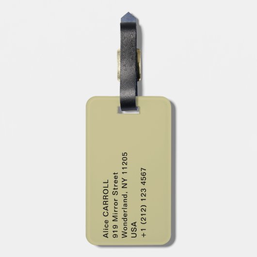 Edvard Munch - Der Märchenwald Gepäckanhänger (Rückseite vertikal)