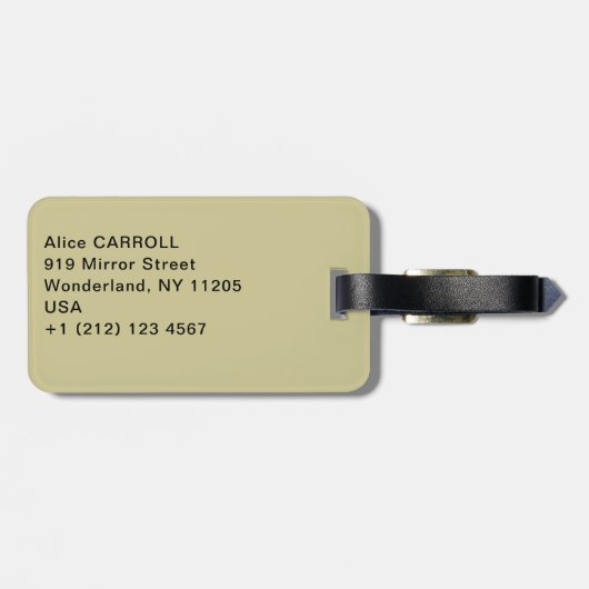 Edvard Munch - Der Märchenwald Gepäckanhänger (Rückseite horizontal)