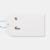 Edvard Munch - Der Märchenwald Geschenkanhänger (Rückseite Horizontal)