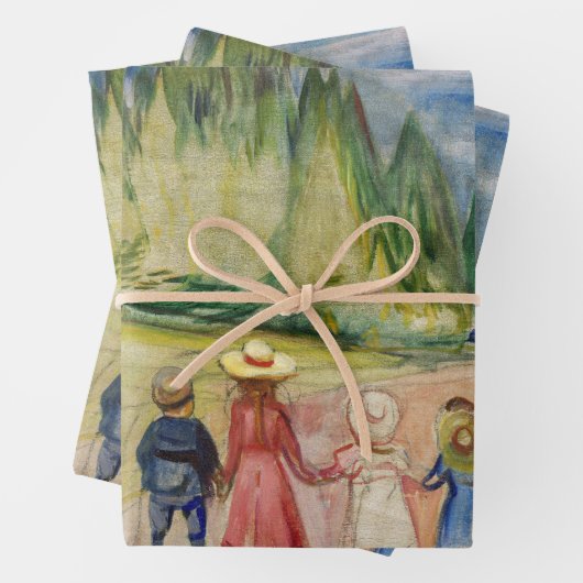 Edvard Munch - Der Märchenwald Geschenkpapier Set (Beispiel)