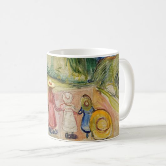 Edvard Munch - Der Märchenwald Kaffeetasse (VorderseiteRechts)