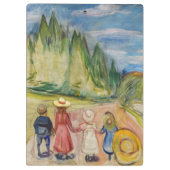 Edvard Munch - Der Märchenwald Klemmbrett (Rückseite)
