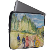 Edvard Munch - Der Märchenwald Laptopschutzhülle (Vorne Rechts)