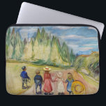 Edvard Munch - Der Märchenwald Laptopschutzhülle<br><div class="desc">The Fairytale Forest - Edvard Munch,  1901-02</div>
