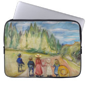 Edvard Munch - Der Märchenwald Laptopschutzhülle (Vorderseite)