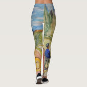 Edvard Munch - Der Märchenwald Leggings (Rückseite)