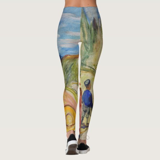 Edvard Munch - Der Märchenwald Leggings (Rückseite)