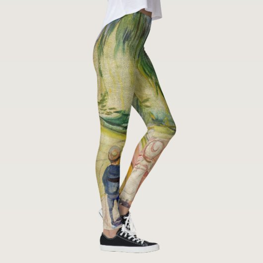 Edvard Munch - Der Märchenwald Leggings (Rechts)