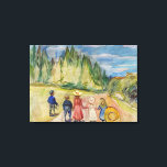 Edvard Munch - Der Märchenwald Leinwanddruck<br><div class="desc">The Fairytale Forest - Edvard Munch,  1901-02</div>