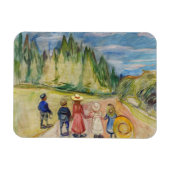 Edvard Munch - Der Märchenwald Magnet (Horizontal)