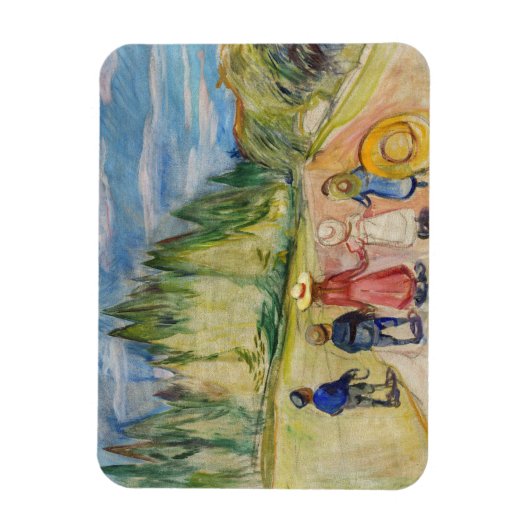 Edvard Munch - Der Märchenwald Magnet (Vertikal)