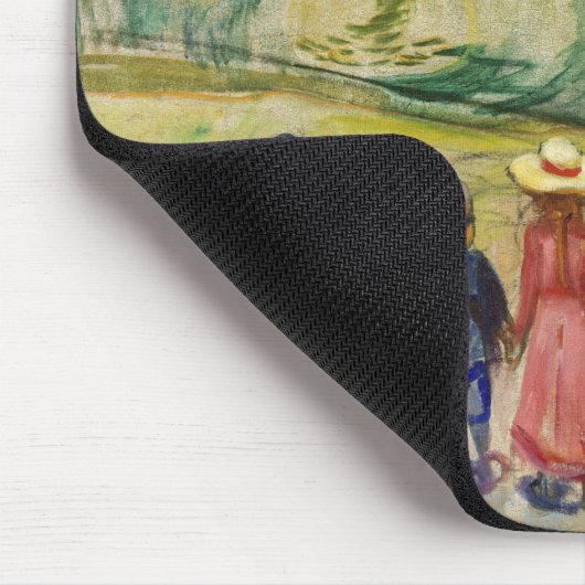 Edvard Munch - Der Märchenwald Mousepad (Ecke)