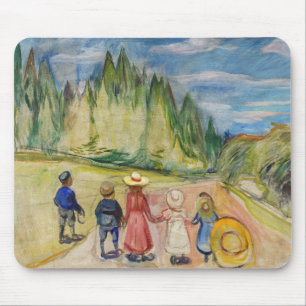 Edvard Munch - Der Märchenwald Mousepad