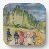 Edvard Munch - Der Märchenwald Pappteller (Vorderseite)