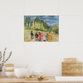 Edvard Munch - Der Märchenwald Poster (Küche)