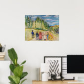 Edvard Munch - Der Märchenwald Poster (Heimbüro)