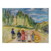 Edvard Munch - Der Märchenwald Poster (Vorderseite)