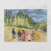 Edvard Munch - Der Märchenwald Postkarte (Vorderseite)