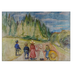 Edvard Munch - Der Märchenwald Schneidebrett