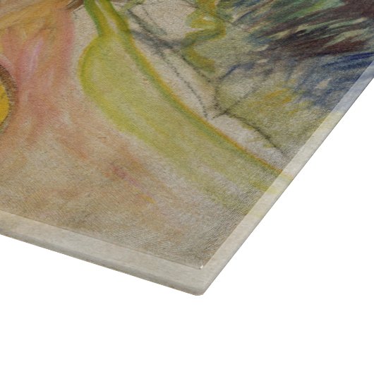 Edvard Munch - Der Märchenwald Schneidebrett (Ecke)