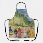 Edvard Munch - Der Märchenwald Schürze (Vorderseite)