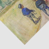 Edvard Munch - Der Märchenwald Seidenpapier (Detail)