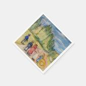 Edvard Munch - Der Märchenwald Serviette (Ecke)