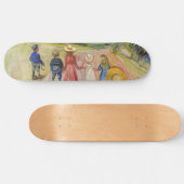 Edvard Munch - Der Märchenwald Skateboard (Horizontal)