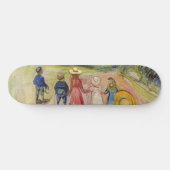 Edvard Munch - Der Märchenwald Skateboard (Horizontal)