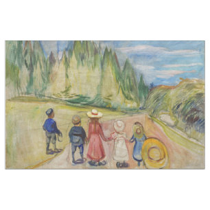 Edvard Munch - Der Märchenwald Stoff