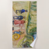 Edvard Munch - Der Märchenwald Strandtuch (Vorderseite)