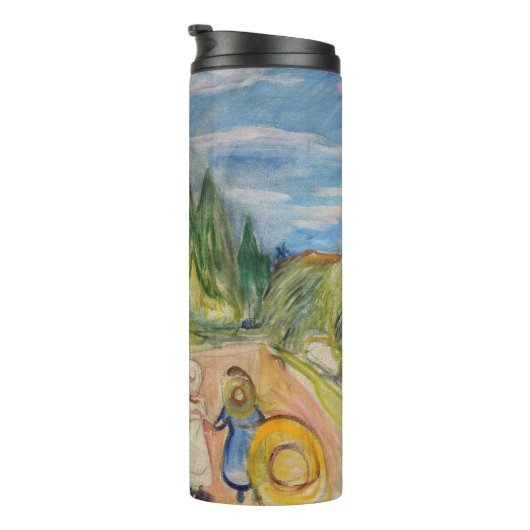 Edvard Munch - Der Märchenwald Thermosbecher (Nach rechts gedreht)