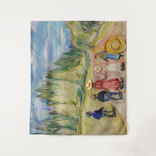 Edvard Munch - Der Märchenwald Wandteppich (Vorderseite)