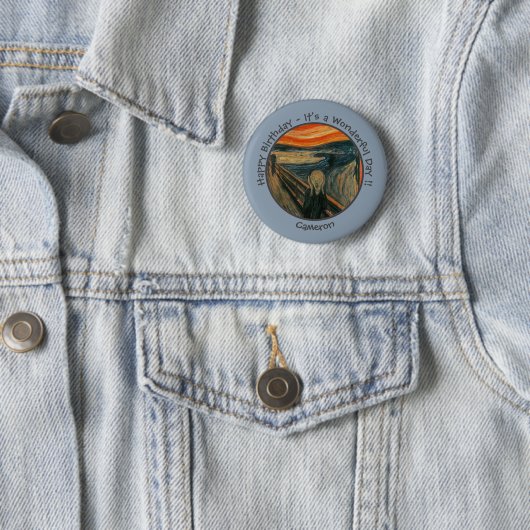 Edvard Munch der Party Items Collection Button (Beispiel)