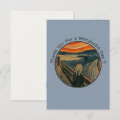 Edvard Munch der Party Items Collection Dankeskarte (Vorne/Hinten)