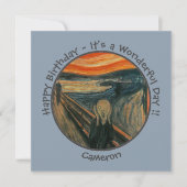 Edvard Munch der Party Items Collection Einladung (Vorderseite)