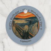 Edvard Munch der Party Items Collection Geschenkanhänger (Rückseite)