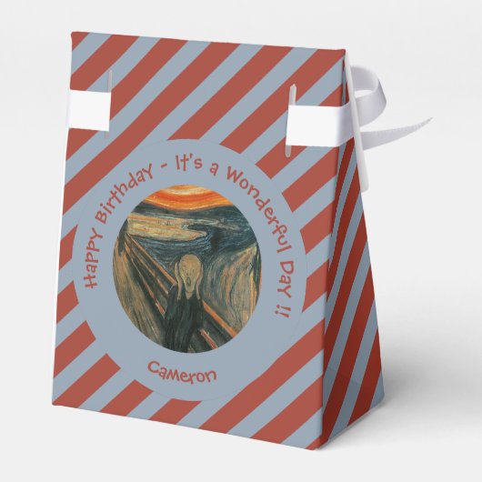 Edvard Munch der Party Items Collection Geschenkschachtel (Rückseite)