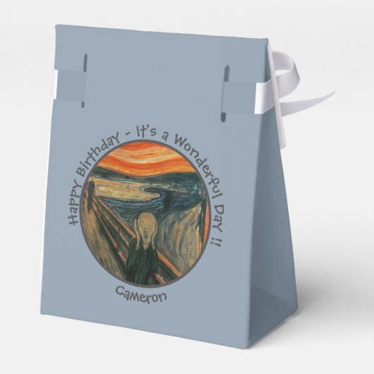 Edvard Munch der Party Items Collection Geschenkschachtel (Rückseite)