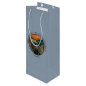 Edvard Munch der Party Items Collection Geschenktüte Für Weinflaschen (Rückseite Schrägansicht)